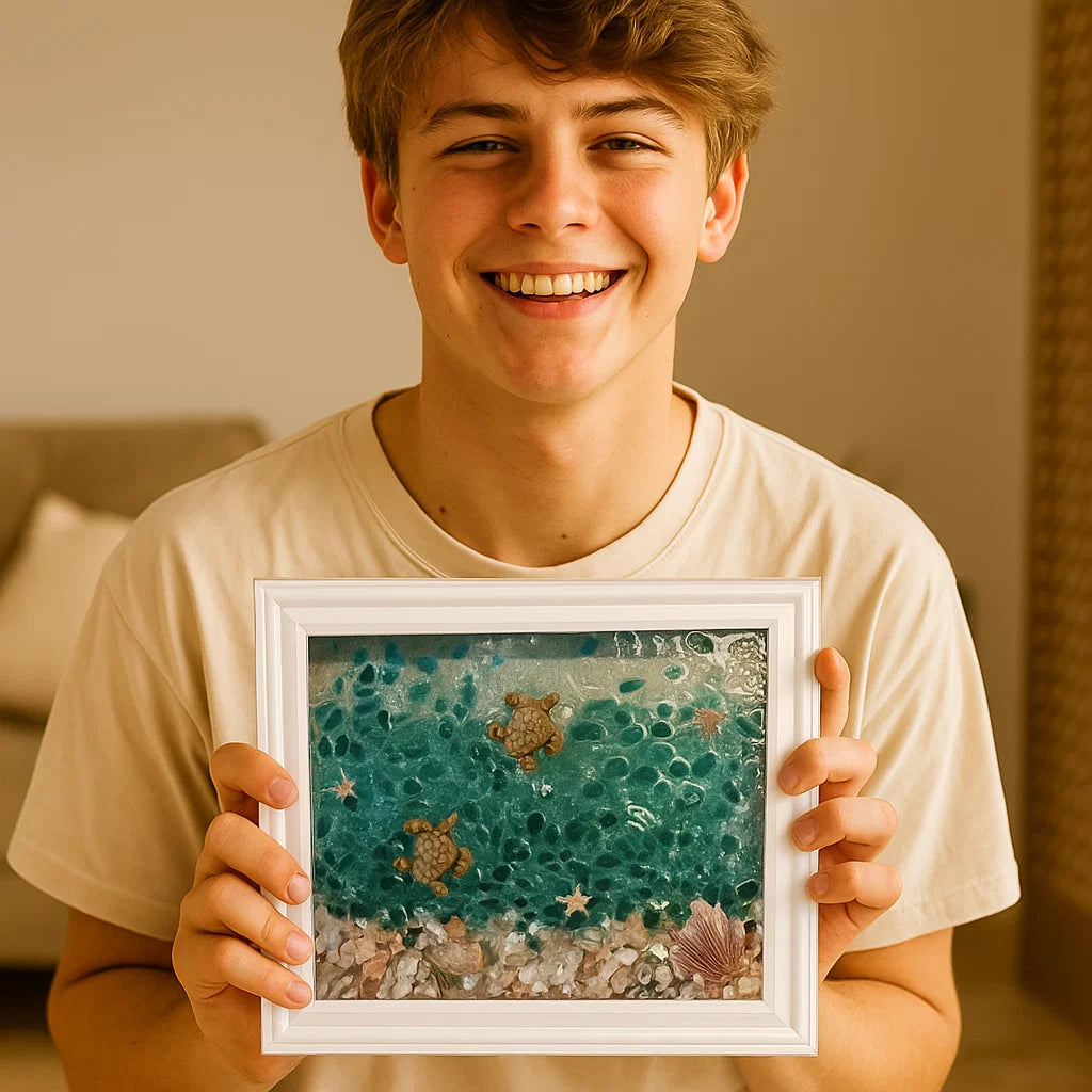 Meer Glas Kunst Set zum Selber Machen