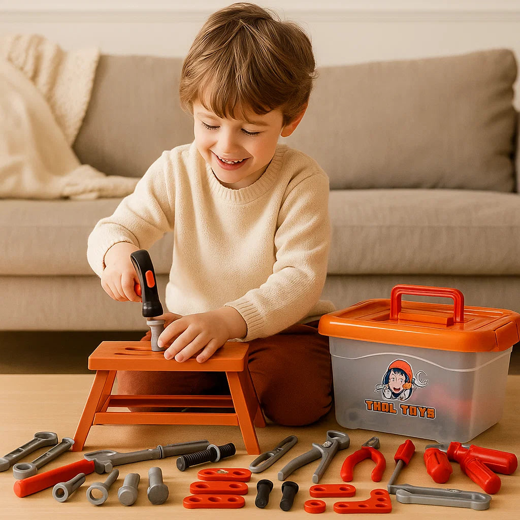 Kindersicheres Werkzeug Spielset