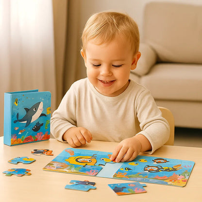 Magnetisches Montessori Puzzle Buch