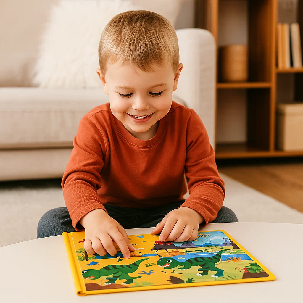 Magnetisches Montessori Puzzle Buch