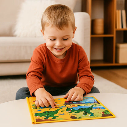 Magnetisches Montessori Puzzle Buch