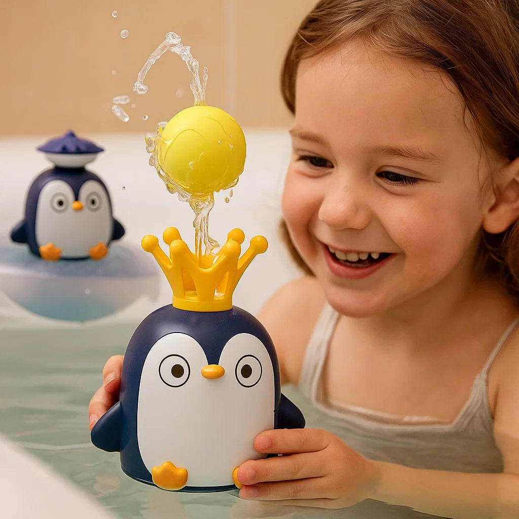 Pinguin Fontäne Badespielzeug