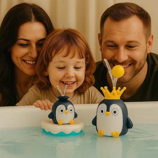 Pinguin Fontäne Badespielzeug