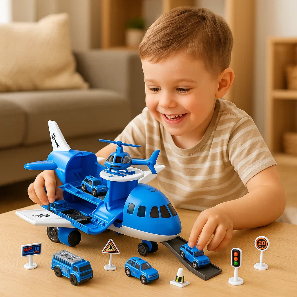Flugzeug und Fahrzeug Spiel Set
