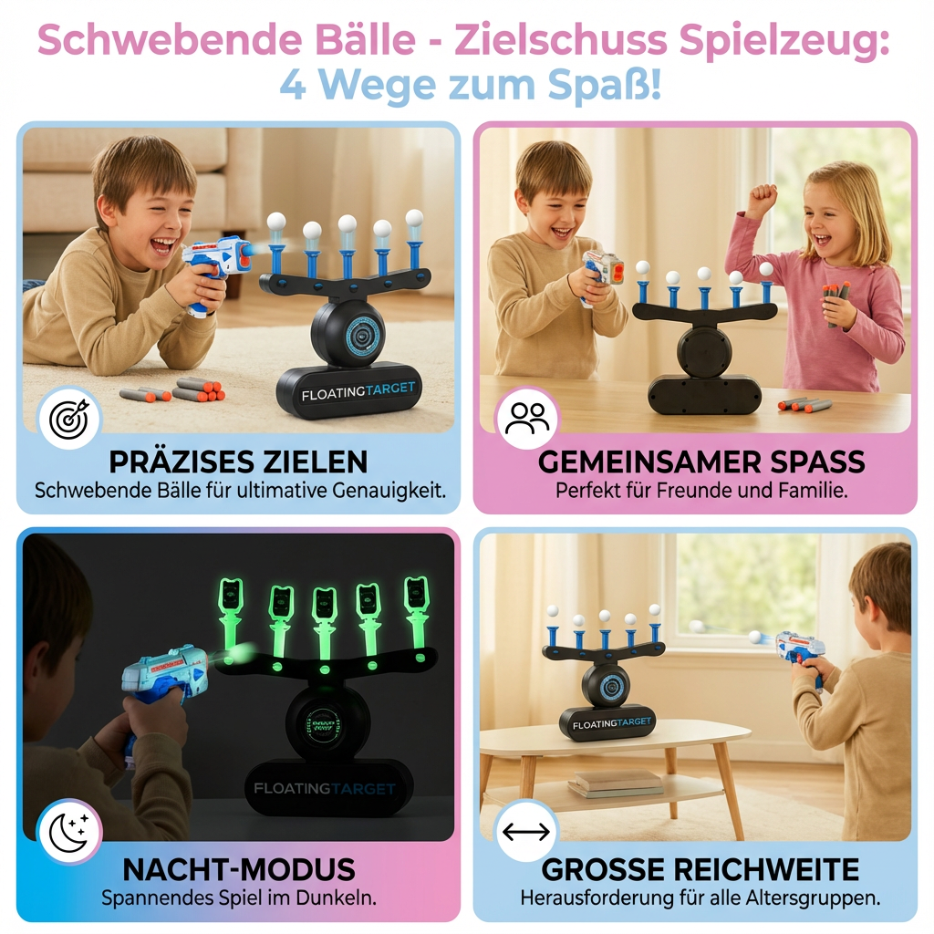 Schwebende Bälle - Zielschuss Spielzeug