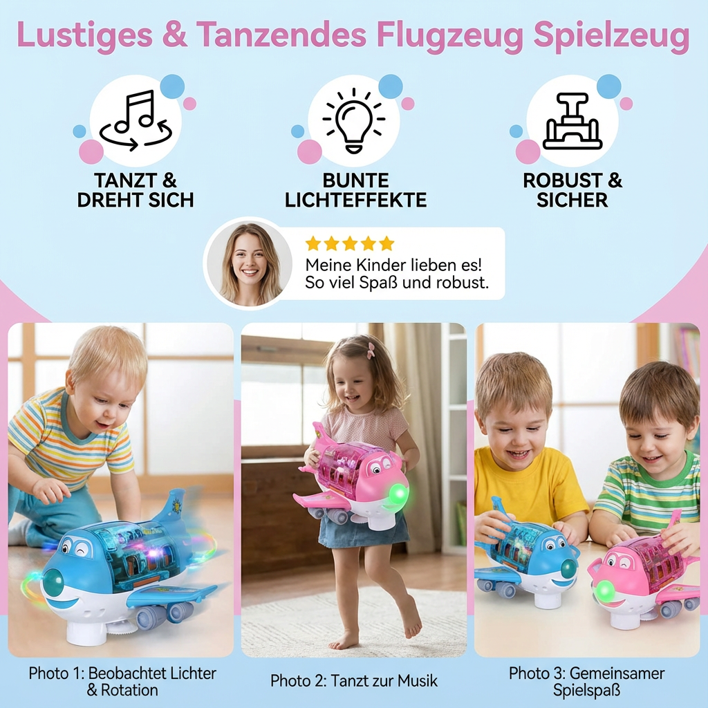 Lustiges & Tanzendes Flugzeug Spielzeug