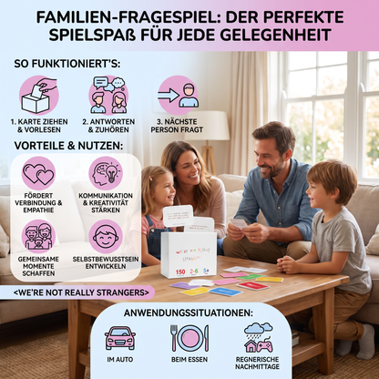 Familien-Fragespiel für Kinder – Der perfekte Spielspaß für jede Gelegenheit