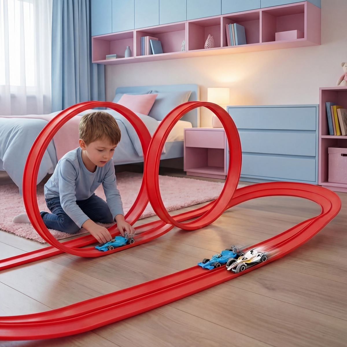 Flexibel Einsetzbares Rennstrecken Set