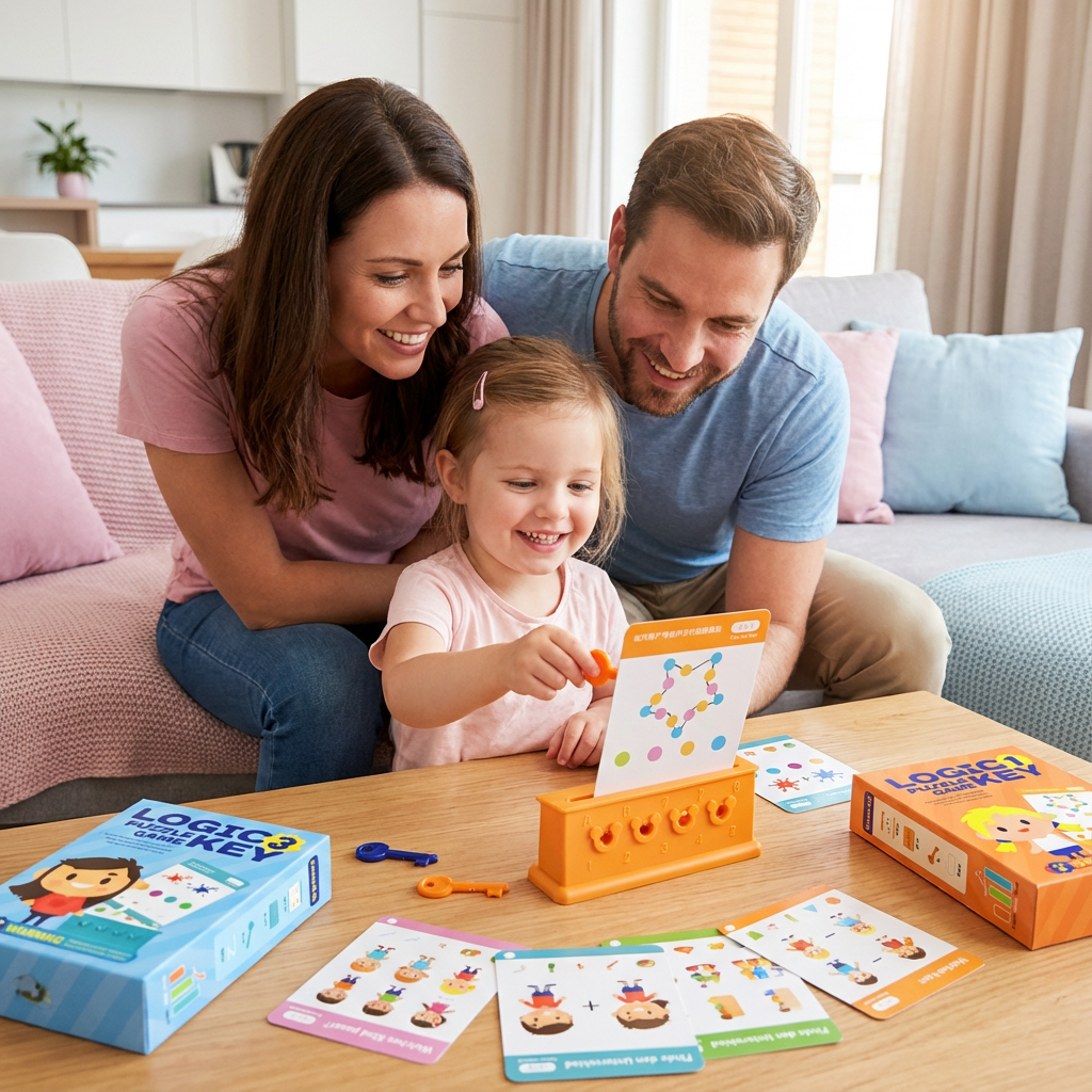 Logik-Schlüssel-Rätsel Spiel für Kinder