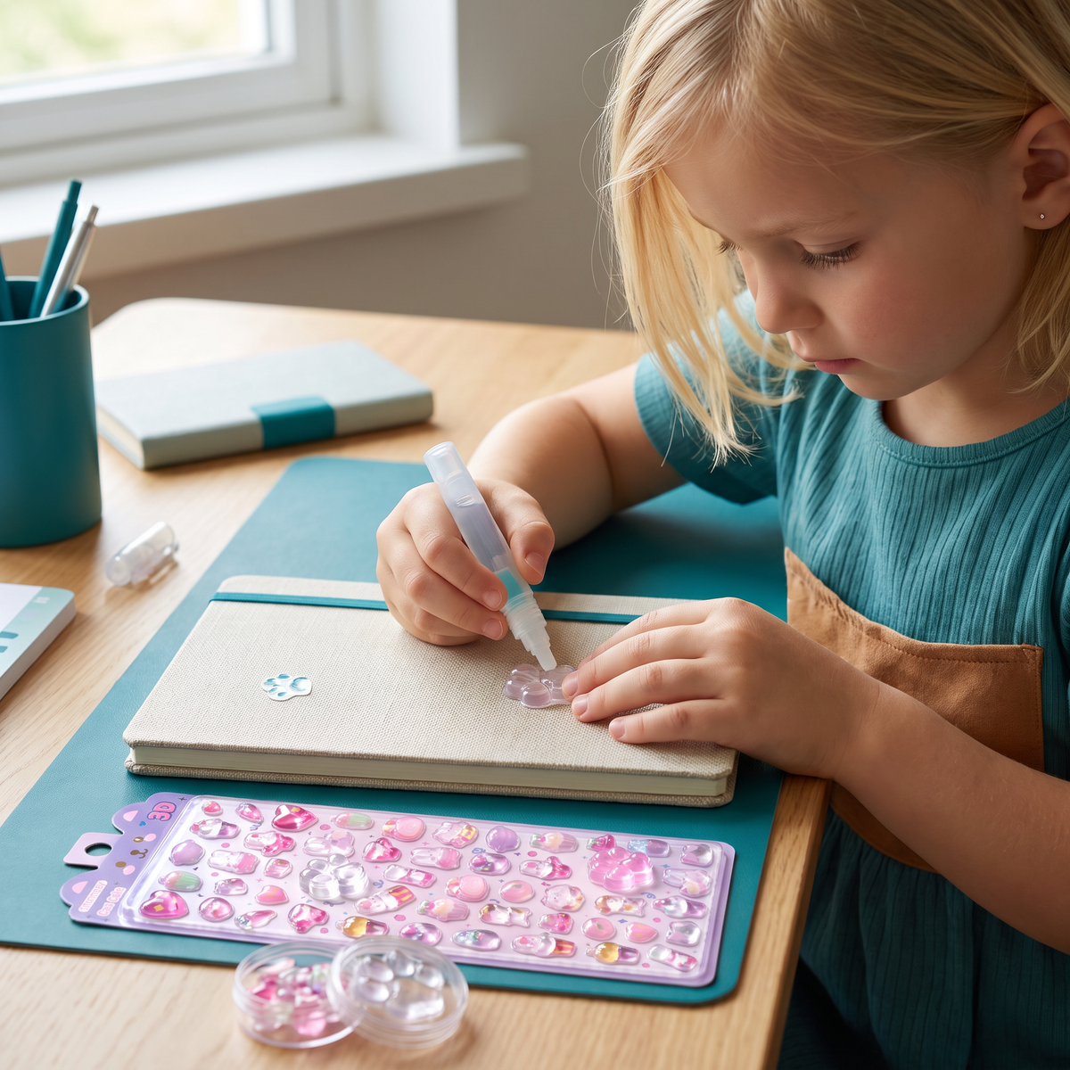 3D-Pfoten-Sticker – Niedliche weiche Puffy-Sticker für Kinder