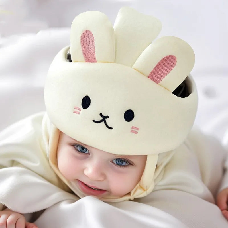 Baby Schutzhelm mit Tiermotiv – Weicher Kopfschutz für Kleinkinder