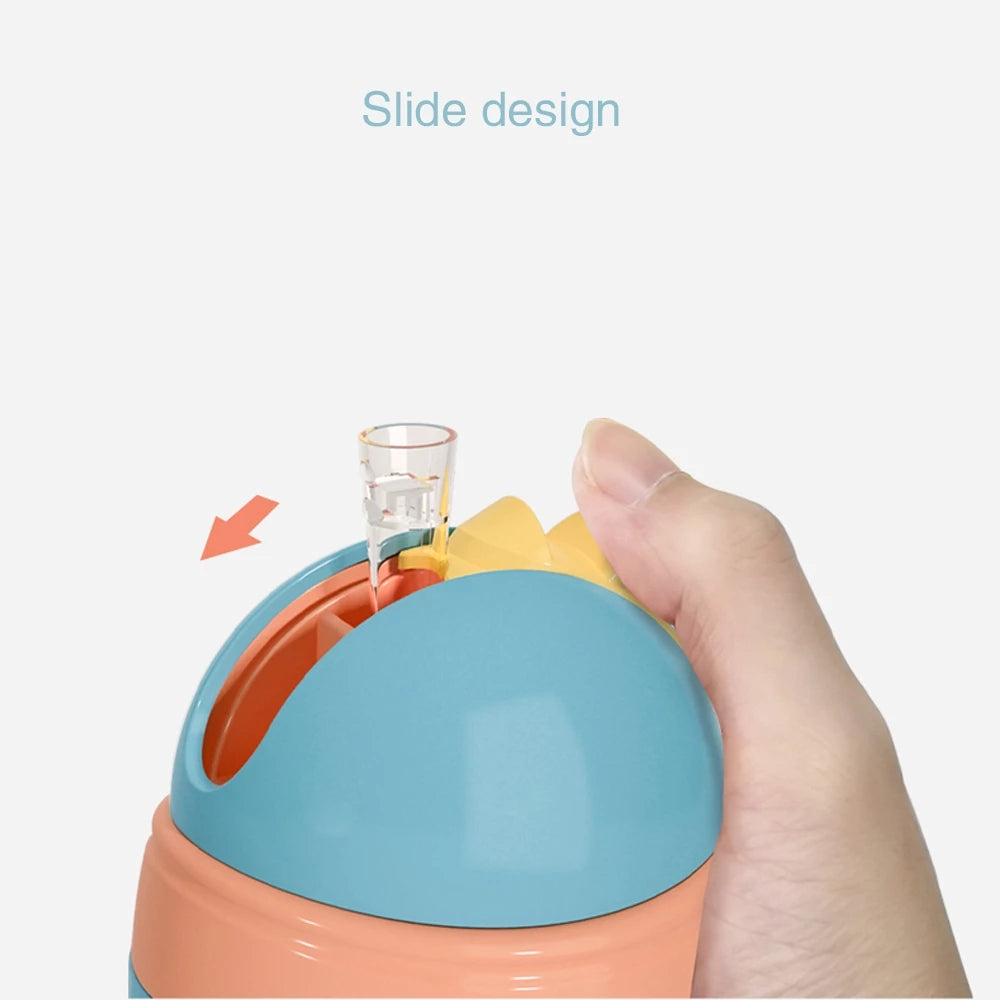 Kinder Trinkbecher mit Henkel – Sippy Cup mit Katzen Design