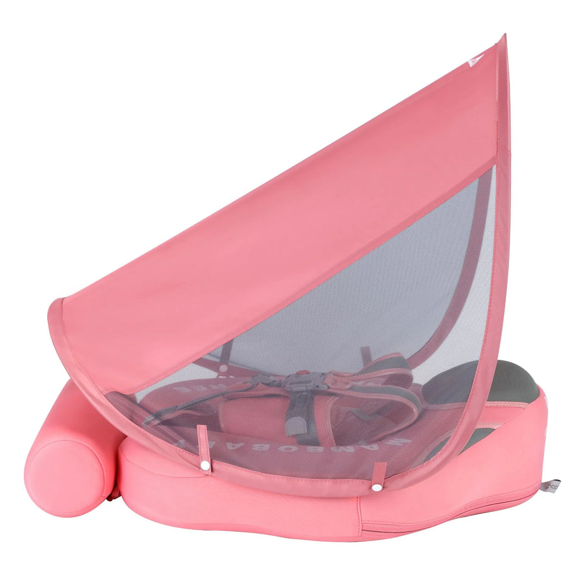 Baby Schwimmring mit Dach – Schwimmhilfe mit Sicherheitsgurt & UV-Schutz