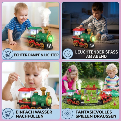 Intelligente Kinder Dampflokomotive mit Echtem Dampf