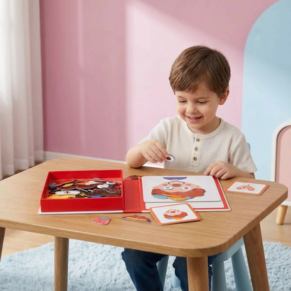Pädagogisches Gesichtsausdruck Lern Puzzle für Kinder