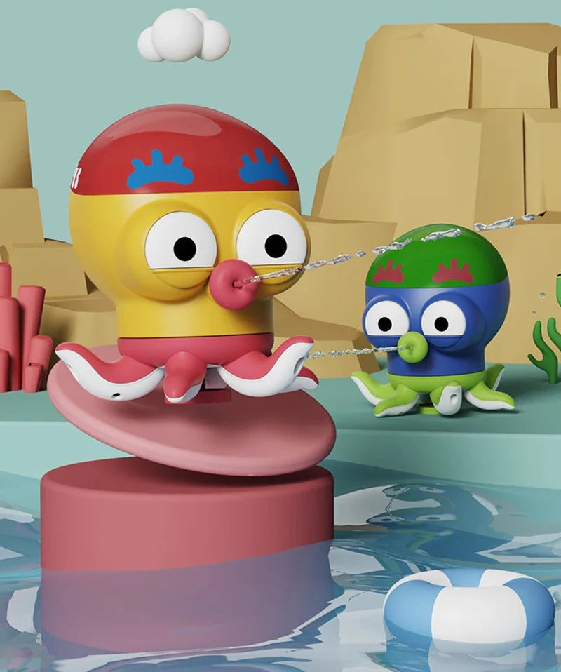 Unterwasserabenteuer Oktopus Wasserspielzeug für Kinder – Spritziges Spielzeug für den Pool