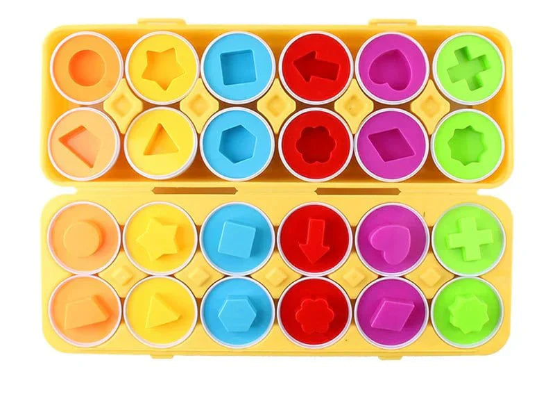 Farbenfrohes und Lernförderndes Eier-Set