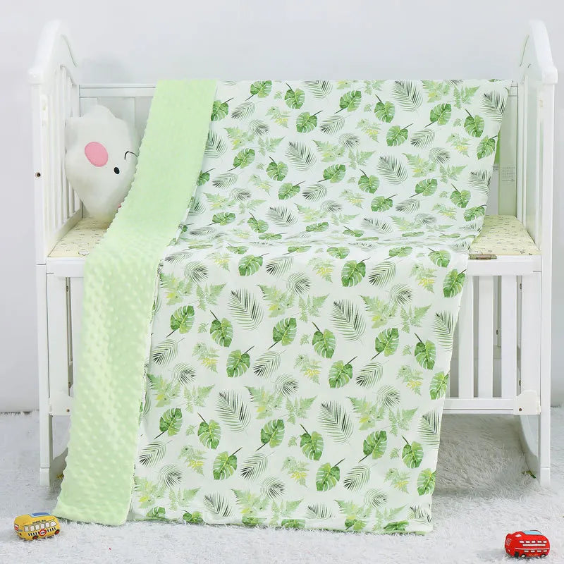 Weiche Baby-Decke – Kuschelige, doppelseitige Bettdecke für Babys