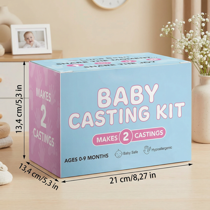 Baby Hand- & Fußabdruck-Set – Erinnerungsset für Neugeborene & Eltern