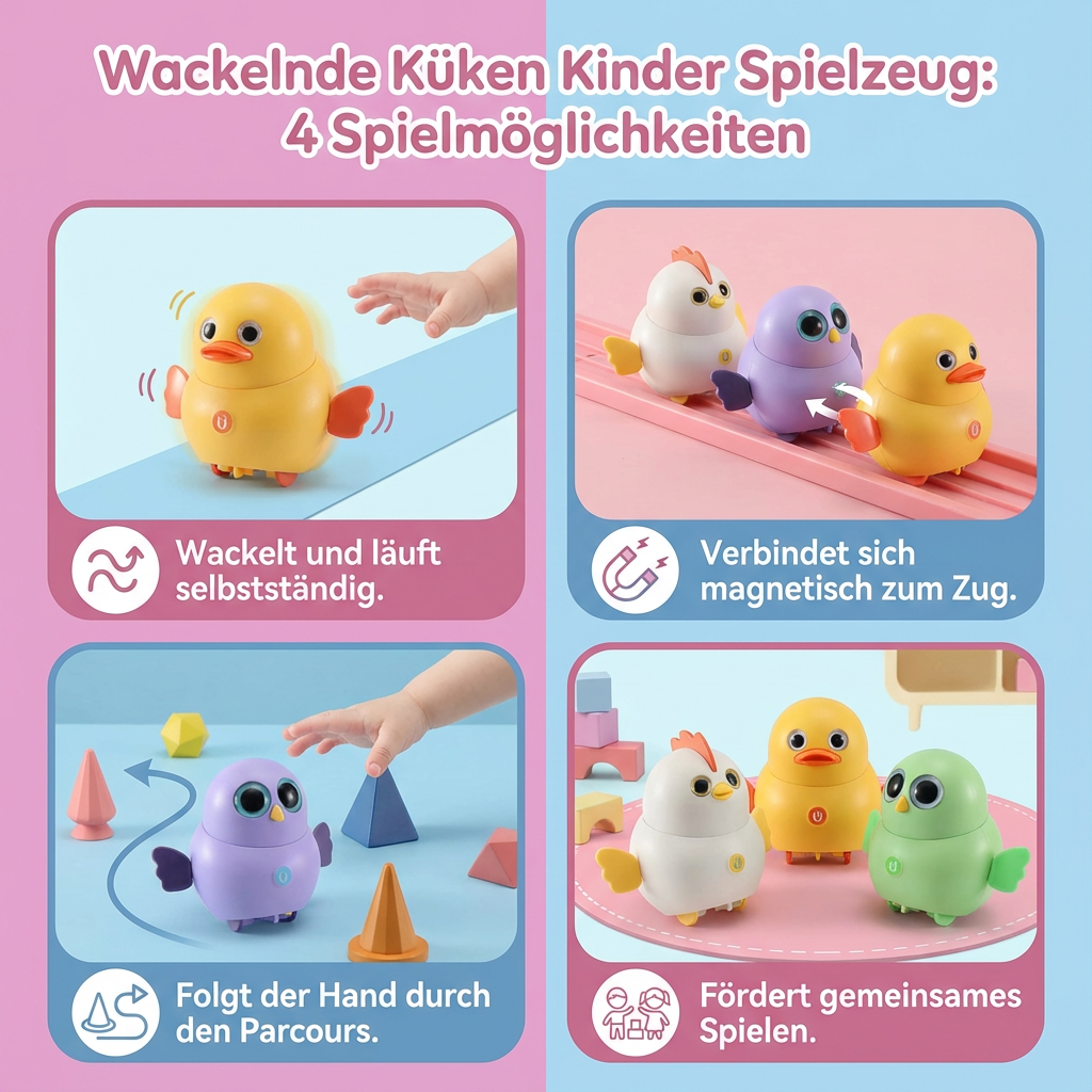 Wackelnde Küken Kinder Spielzeug