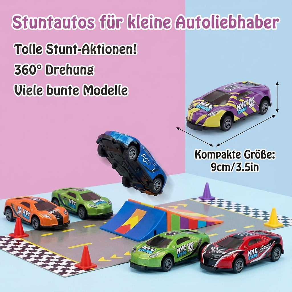 Stuntautos für kleine Autoliebhaber