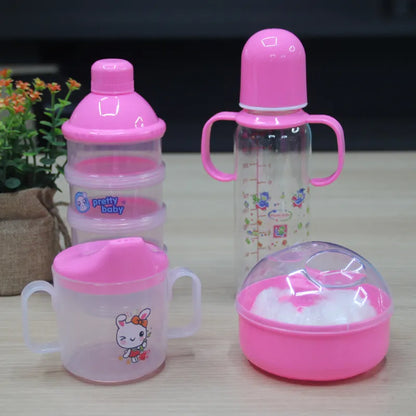 Baby Flaschen Set mit Tragetasche – Praktisches Aufbewahrungsset für Flaschen, Becher und Zubehör