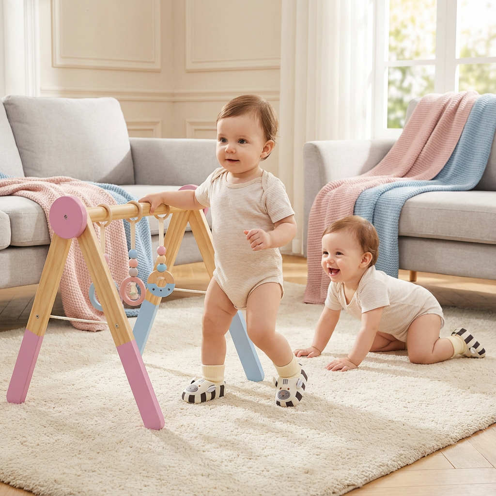 Kuschelweiche Baby-Socken-Schuhe – Warm, Rutschfest & Bequem