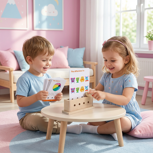 Holz Logik Entschlüsselungs Lernspiel für Kinder - Frühe Fähigkeiten Fördern
