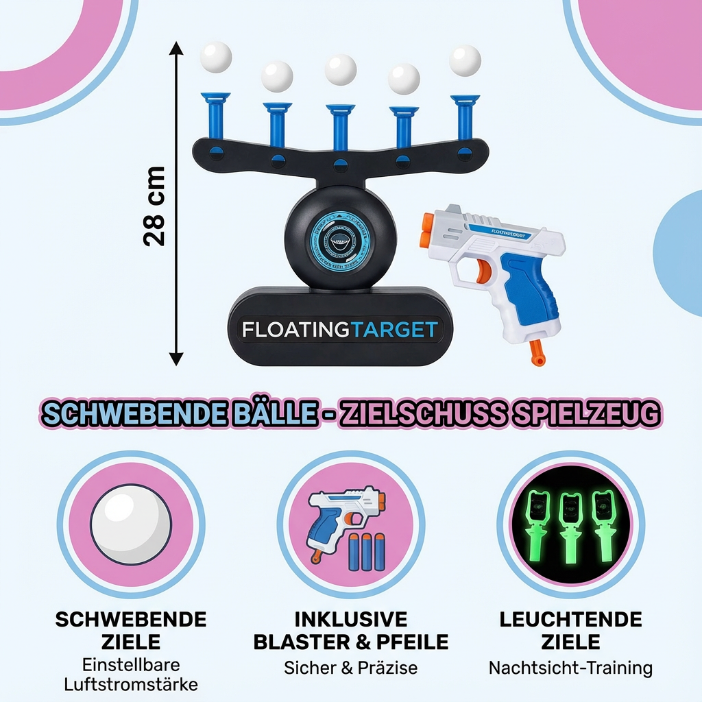 Schwebende Bälle - Zielschuss Spielzeug