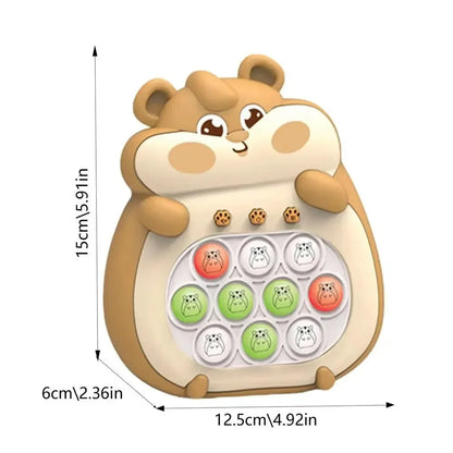 Schnelligkeitsspiel für Kinder – Interaktives Hamster-Puzzle mit 4 Spielmodi
