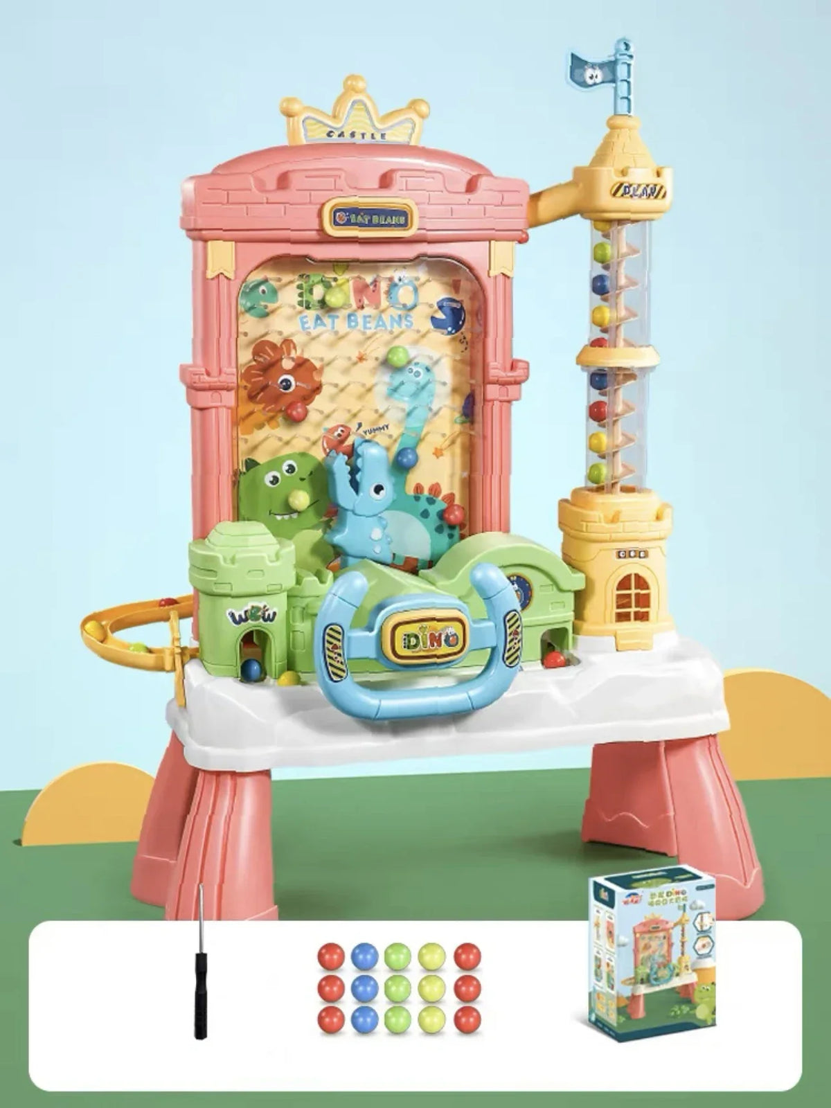 Interaktiver Dino-Spaß – Elektrisches Kugellabyrinth für Kinder