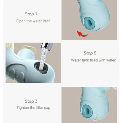 Wasserspaß für Kinder – Bunte Wasserpistole mit Tiermotiven