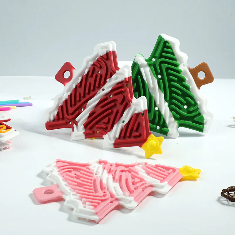 Silikon Stresslöser Weihnachtsbaum – Kompakt und Lustig für die Weihnachtszei