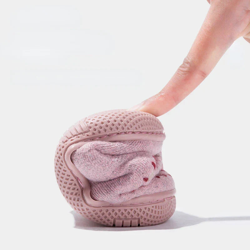 Lustige Cartoon-Hausschuhe für Kinder mit Bärenmotiv – Bequeme und warme Fleece-Slipper