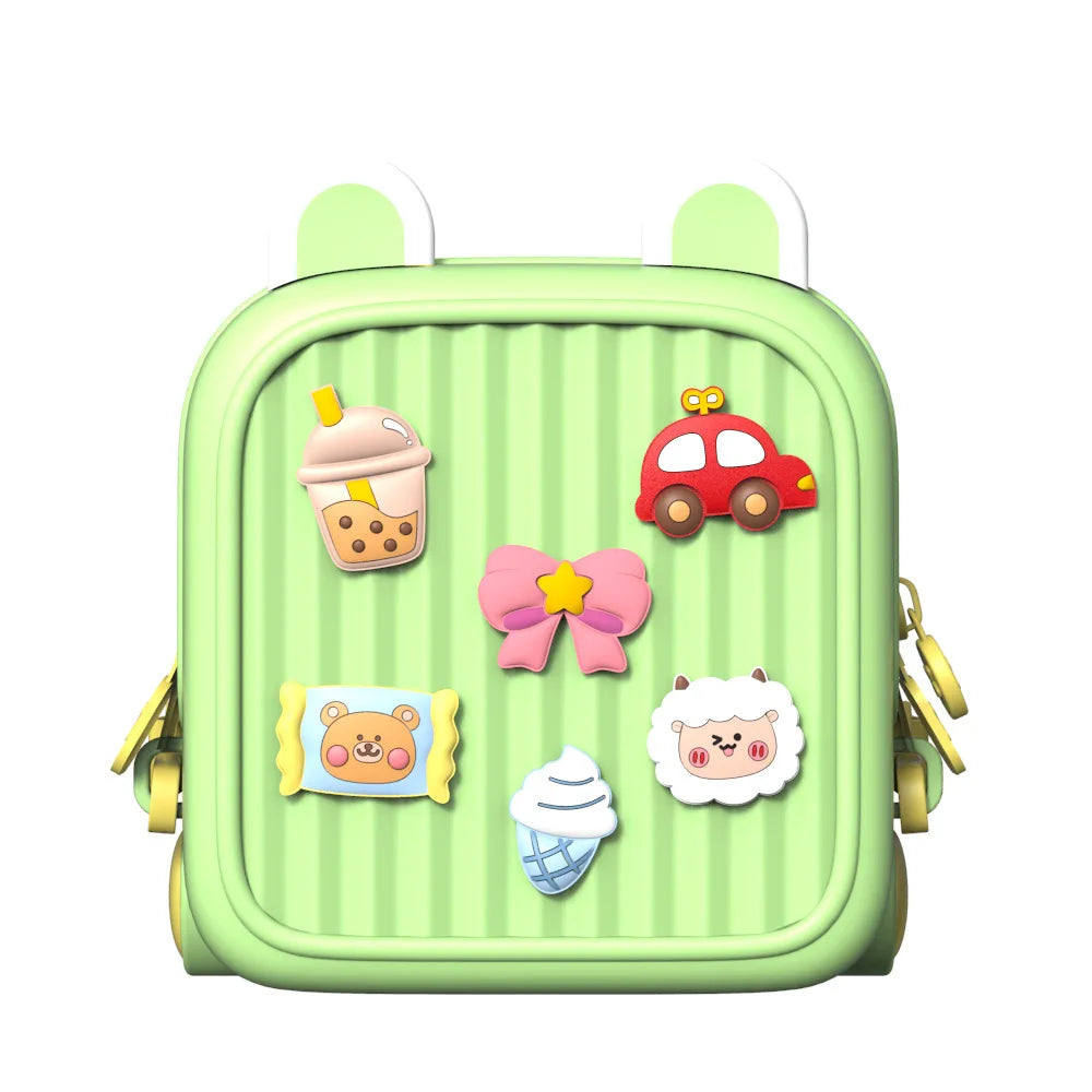Süßer Kinderrucksack mit 3D-Tiermotiven – Perfekt für Abenteuer