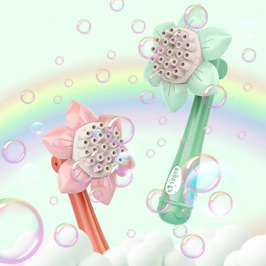 Seifenblasenparty Seifenblasenblume für Kinder – Bunte Blasenblume zum Spielen