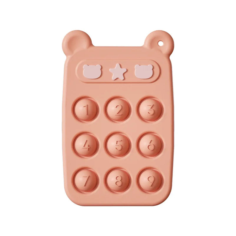 Beißring & Fidget-Spielzeug – Weicher Silikon-Stresslöser Für Babys