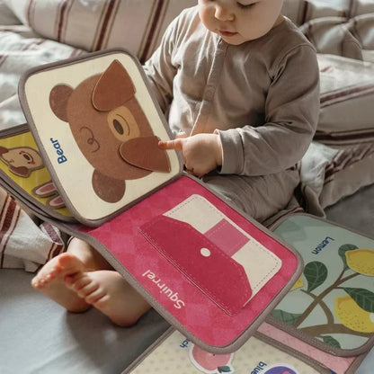 Fühlbuch für Babys & Kleinkinder – Interaktives Softbuch zur Förderung der Sinne