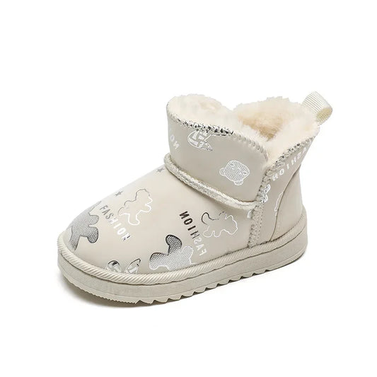Wasserfestes Design – Kinder-Schneestiefel Mit Fashion-Print