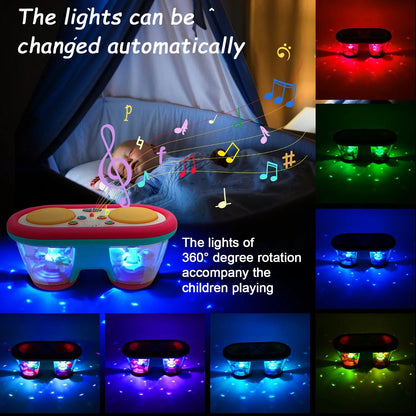 Rhythmus-Spaß – Baby-Trommel-Set Mit Licht & Musik