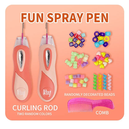 DIY-Flechtspaß – Haarflechtmaschine mit Perlen und Zubehör für Kinder