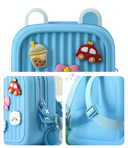 Süßer Kinderrucksack mit 3D-Tiermotiven – Perfekt für Abenteuer