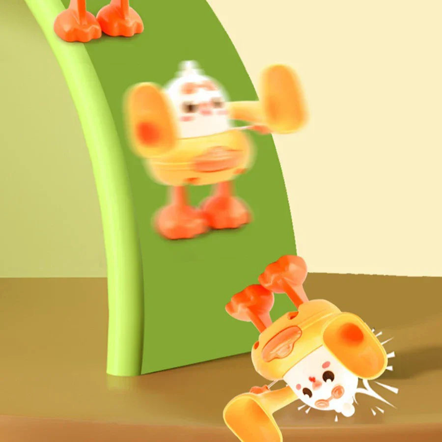 Tiere voller Energie – Lustiges Salto-Spielzeug zum Aufziehen
