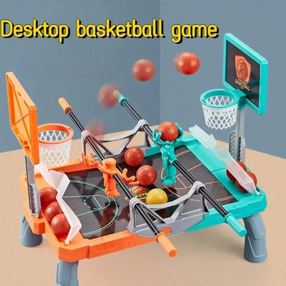 Interaktives Tisch-Basketballspiel mit Schussmechanismus