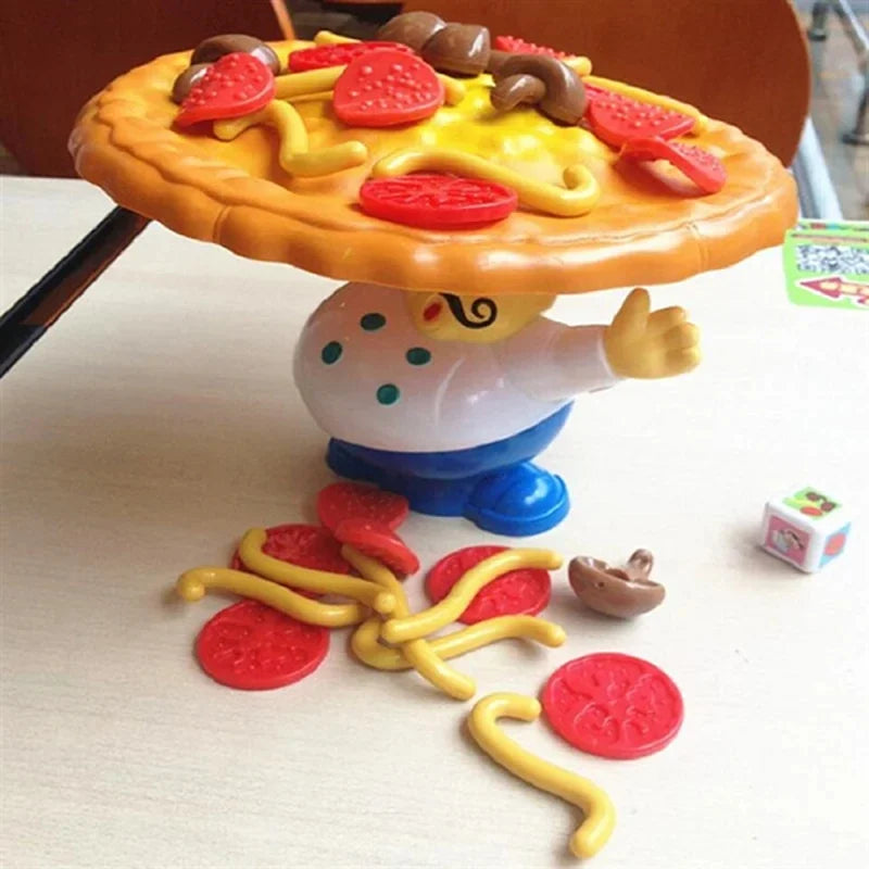 Balancierendes Pizza-Spiel – Lustiges Geschicklichkeitsspiel für Kinder und Familie