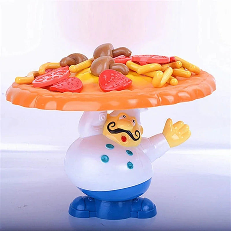 Balancierendes Pizza-Spiel – Lustiges Geschicklichkeitsspiel für Kinder und Familie