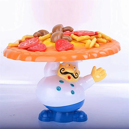 Balancierendes Pizza-Spiel – Lustiges Geschicklichkeitsspiel für Kinder und Familie
