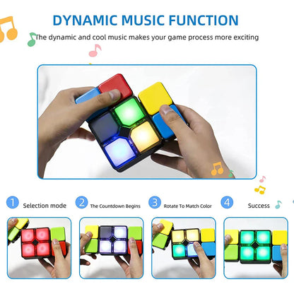 Musikalischer Rätselwürfel – Bunter Puzzlewürfel für Spaß und Gehirntraining