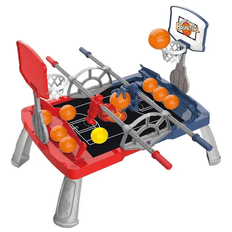 Interaktives Tisch-Basketballspiel mit Schussmechanismus