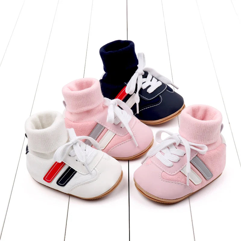 Rutschfeste Kinderschuhe mit Weicher Sohle – Warme Baby Sneaker